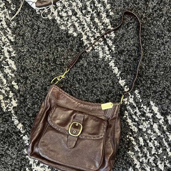 Coach Dillan shoulder bag brown leather 15435 - Picture 4 of 11